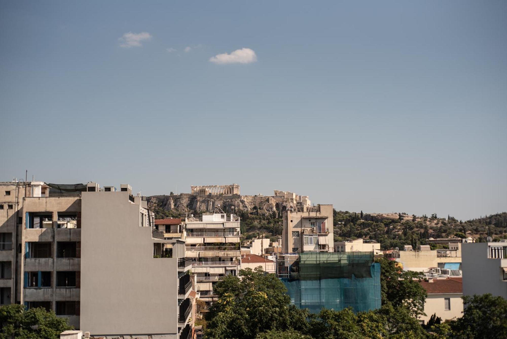 Stunning Acropolis View - 500M Metro - At Historical Center Apartman Athén Kültér fotó