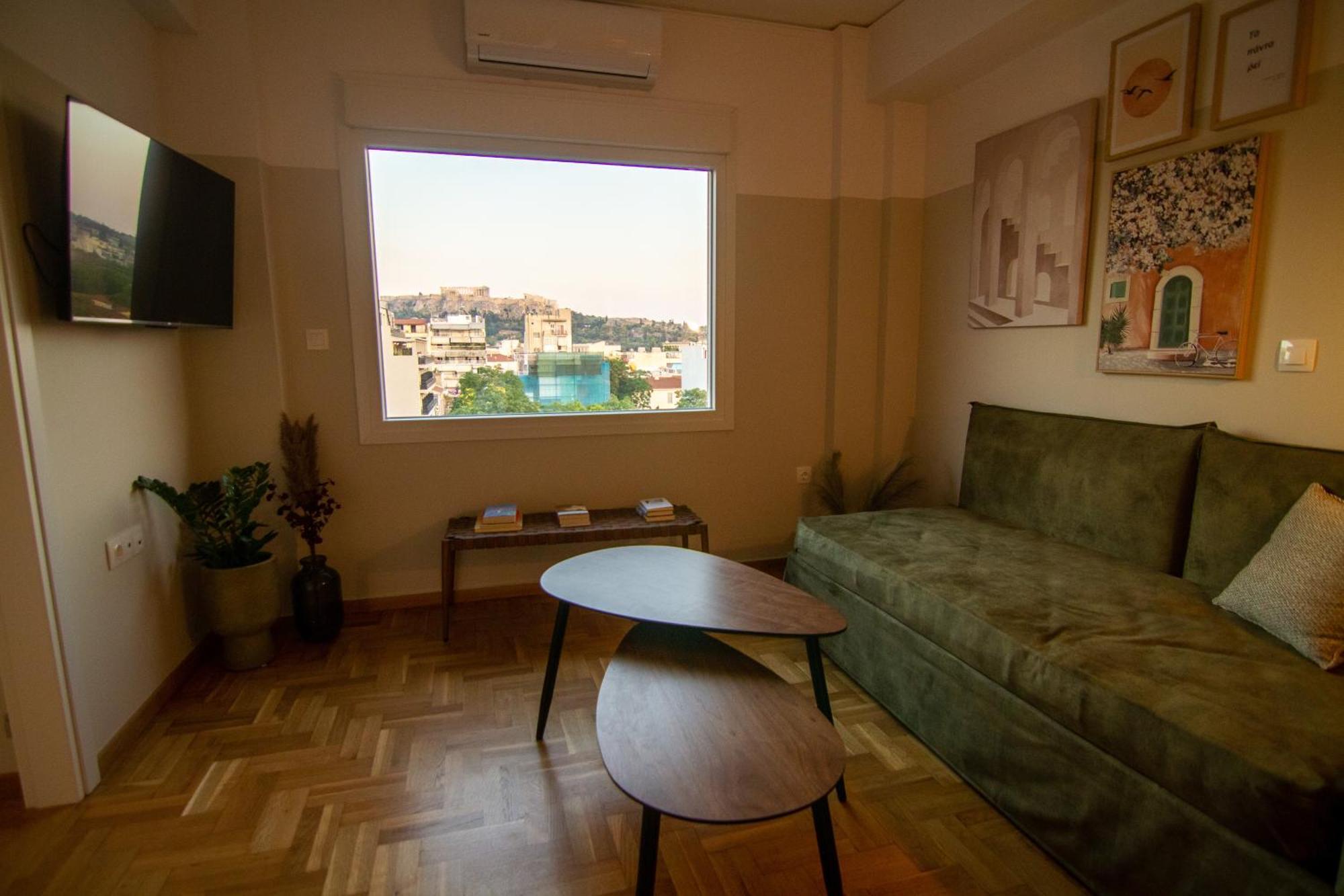 Stunning Acropolis View - 500M Metro - At Historical Center Apartman Athén Kültér fotó
