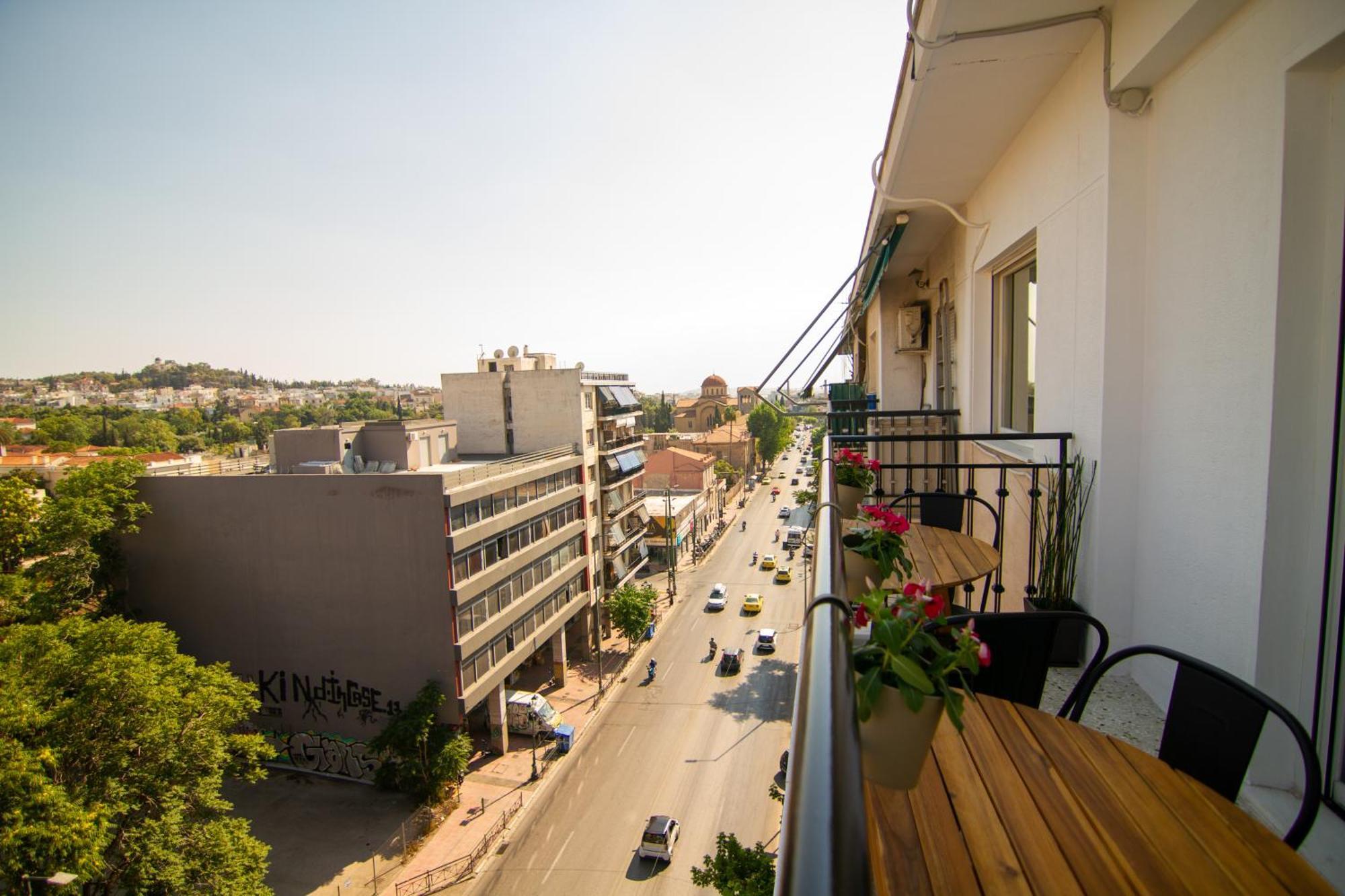 Stunning Acropolis View - 500M Metro - At Historical Center Apartman Athén Kültér fotó